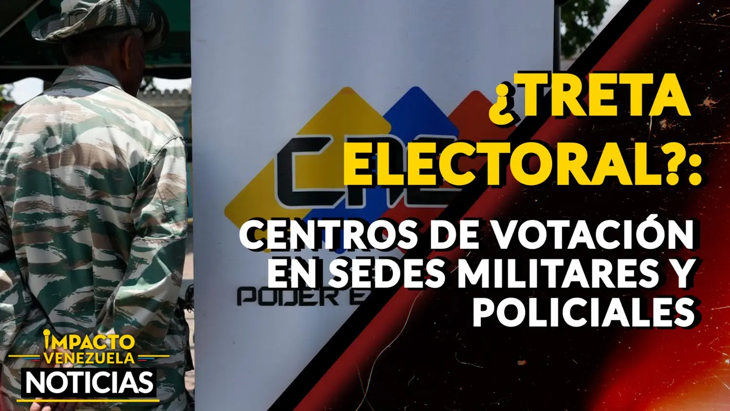 ¿TRETA ELECTORAL? Centros de votación en sedes militares y policiales – VIDEO