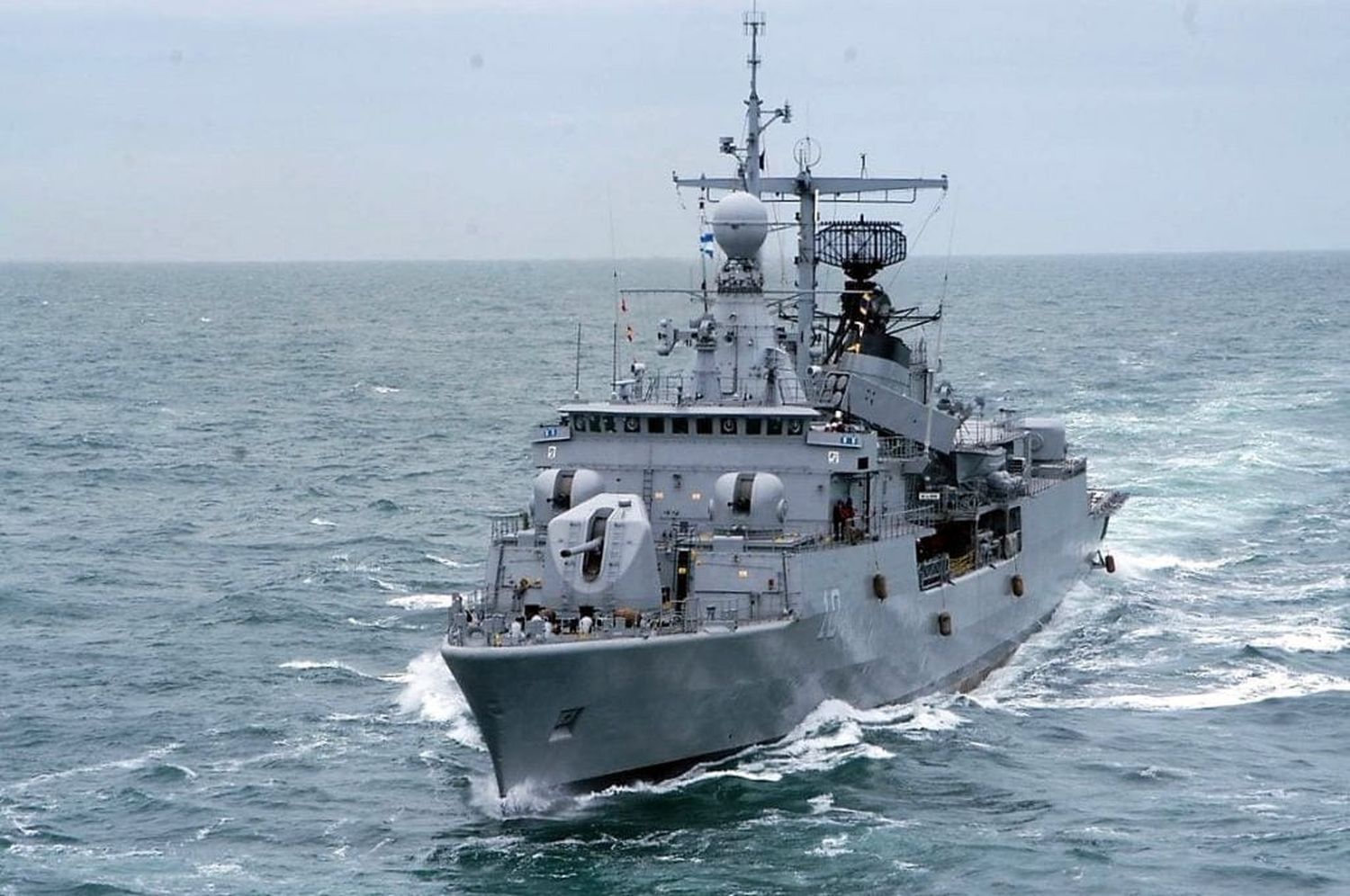 El ARA “Almirante Brown” atracará en Puerto Quequén en homenaje a los héroes de Malvinas
