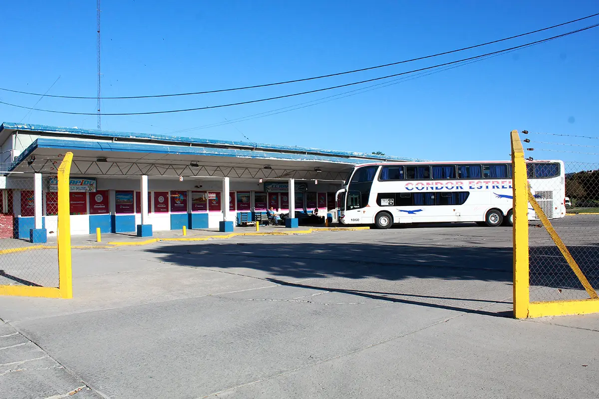 Inspección. En un sector de la Terminal