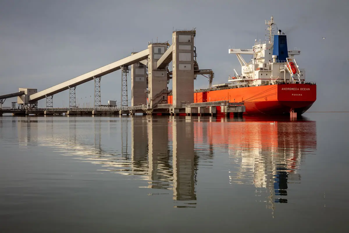 El Gobierno bonaerense busca construir una planta de GNL en el puerto de Bahía Blanca. (Gentileza Puerto de Bahía Blanca).