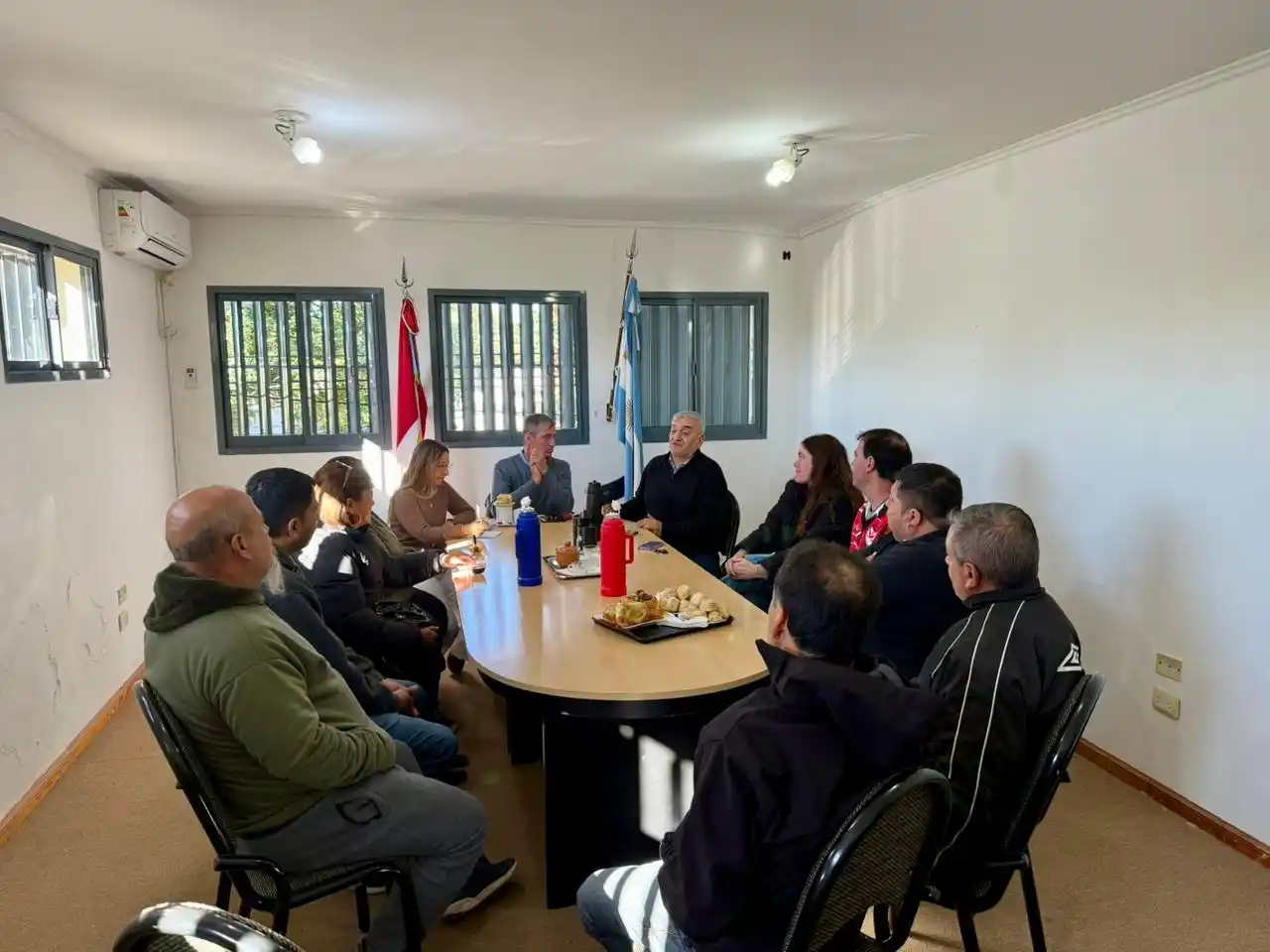 Lácteos La Verónica: Calvo se reunió con trabajadores y ratificó gestiones
