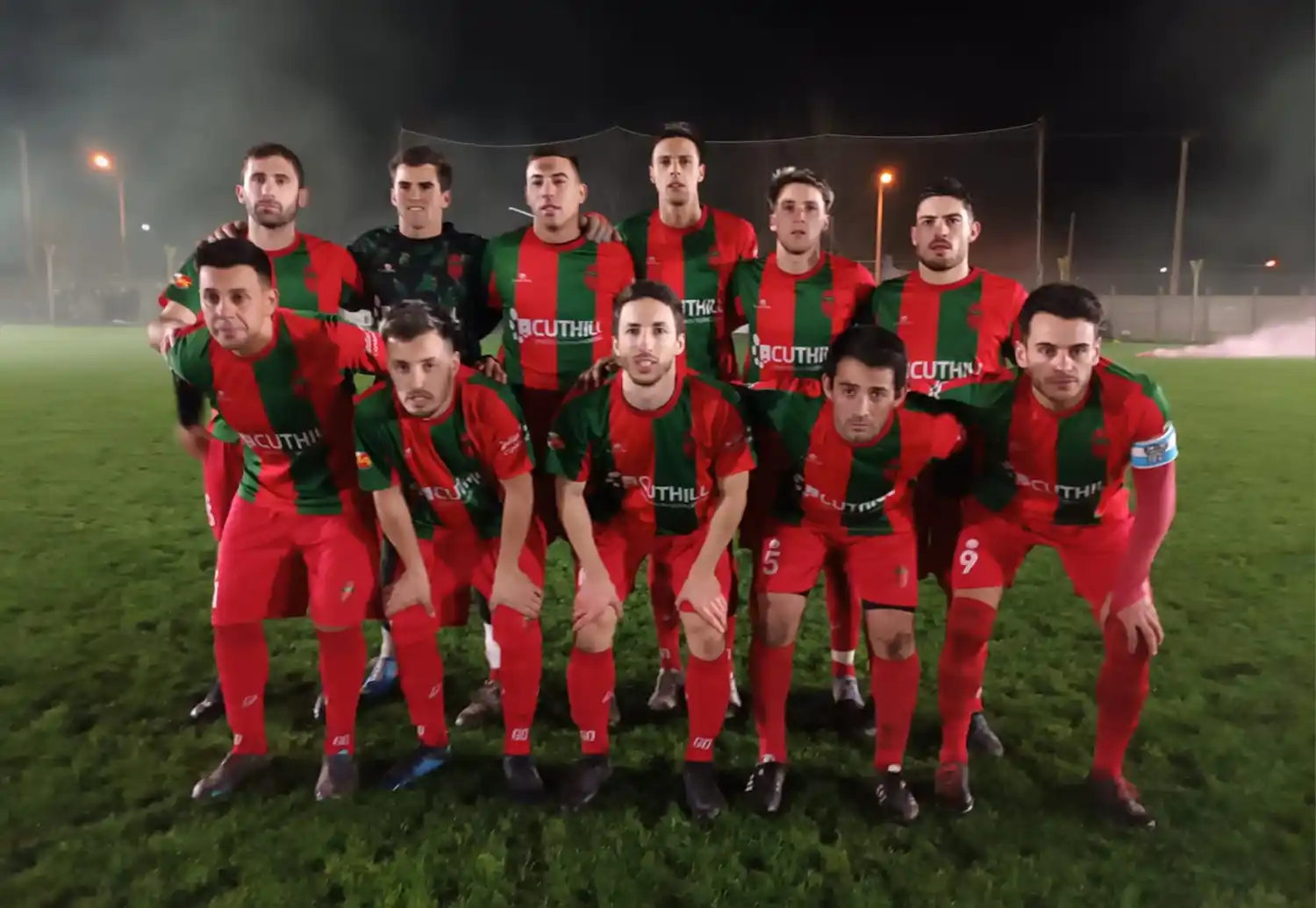 FOTO GENTILEZA SERGIO LÓPEZ La formación de Velense, anoche en María Ignacia.