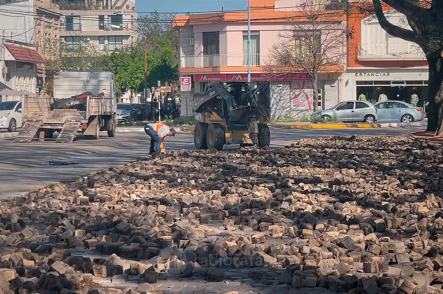 obra adoquin adoquinado readoquinado rafaela calle rivadavia nicolas asensio - 3