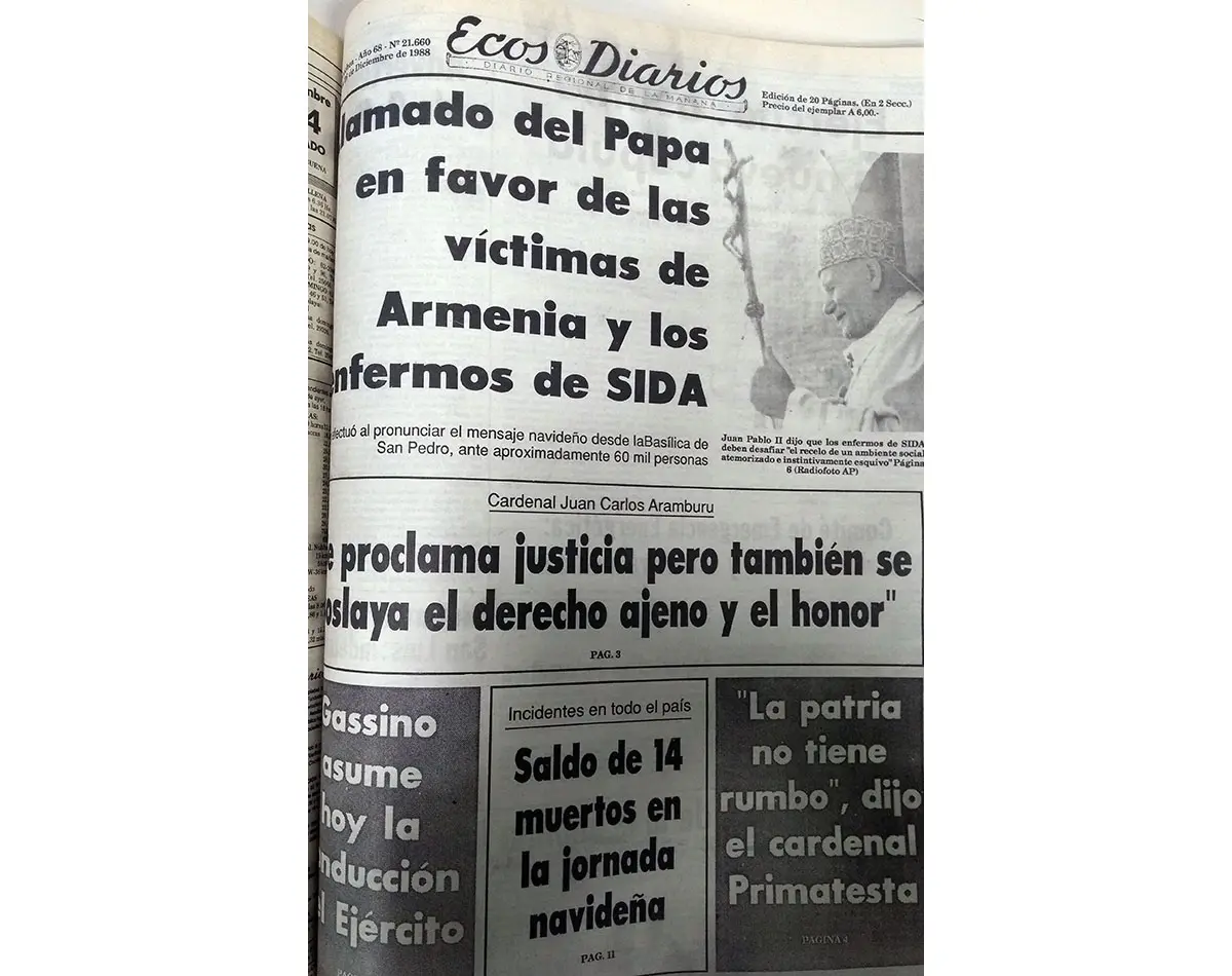 Domingo 26 de diciembre de 1988