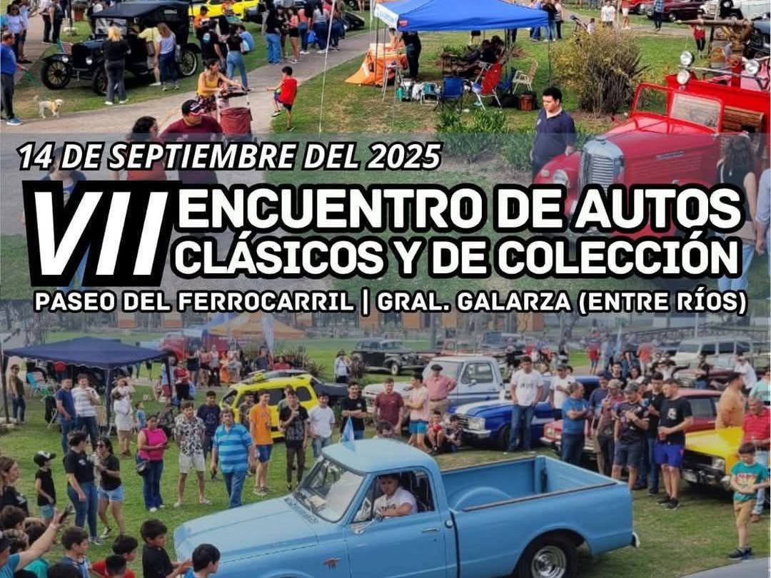 General Galarza se prepara para el VII Encuentro de Autos Clásicos y de Colección