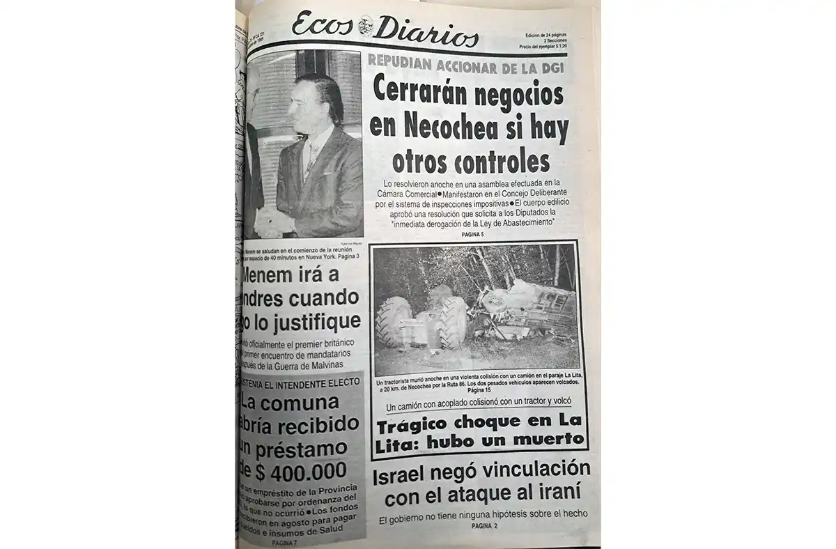 Martes 24 de octubre de 1995