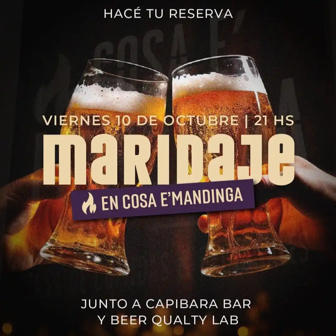 Cosa e’ Mandinga y Capibara celebran el Oktoberfest con una experiencia de maridaje
