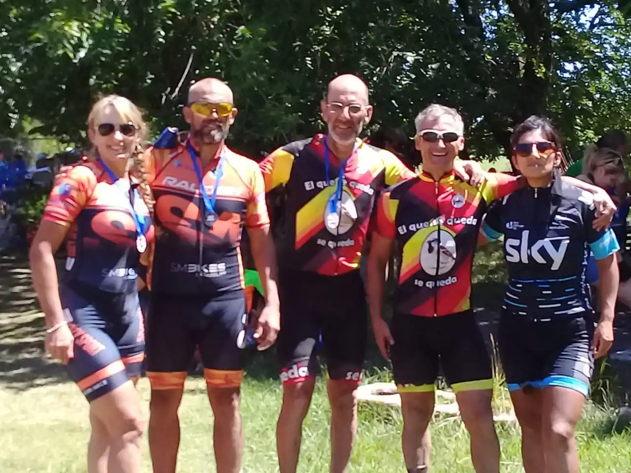 Sampedrinos compitieron en una prueba de rural bike en Entre Ríos