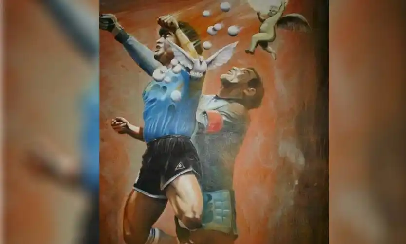 Obra del artista pilarense Alejandro Maas. 