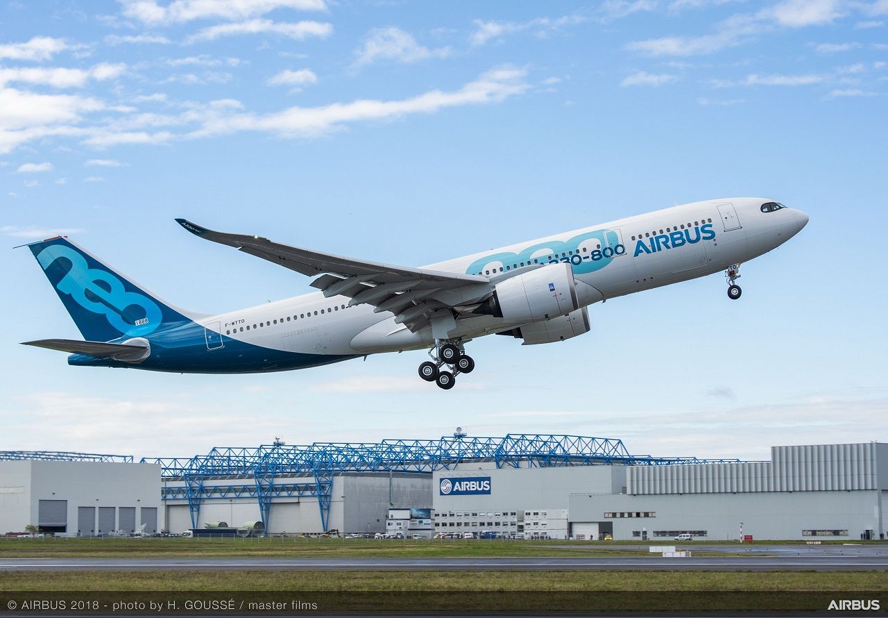 Un nuevo gigante en el cielo: realizó su primer vuelo el A330-800