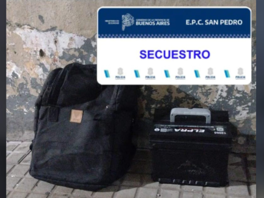 Los elementos fueron secuestrados.