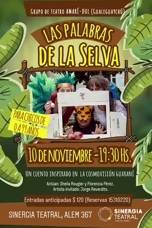 La cosmovisión guaraní, en una obra teatral para toda la familia