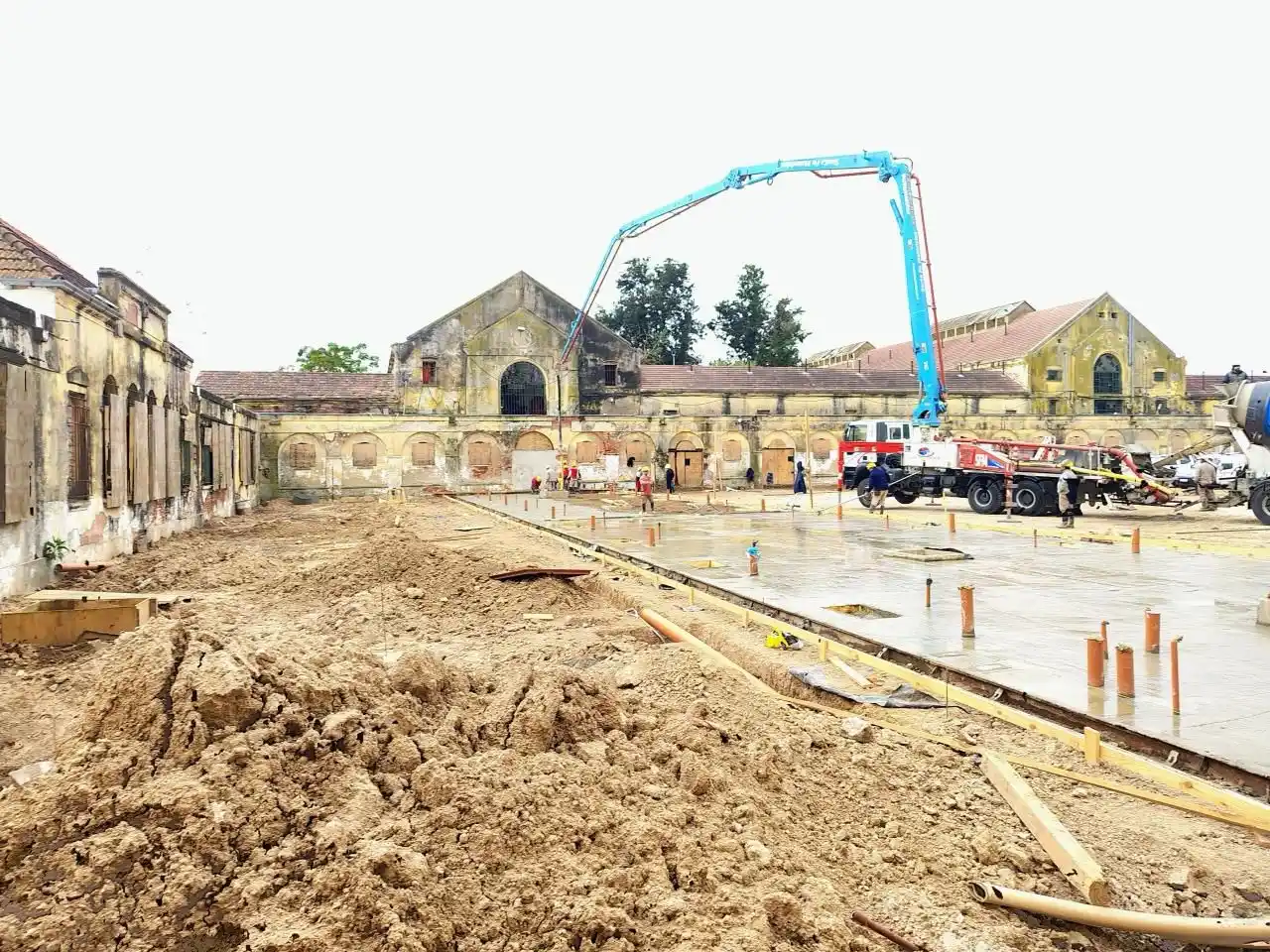 Avanza la construcción de pabellones en la cárcel de Coronda