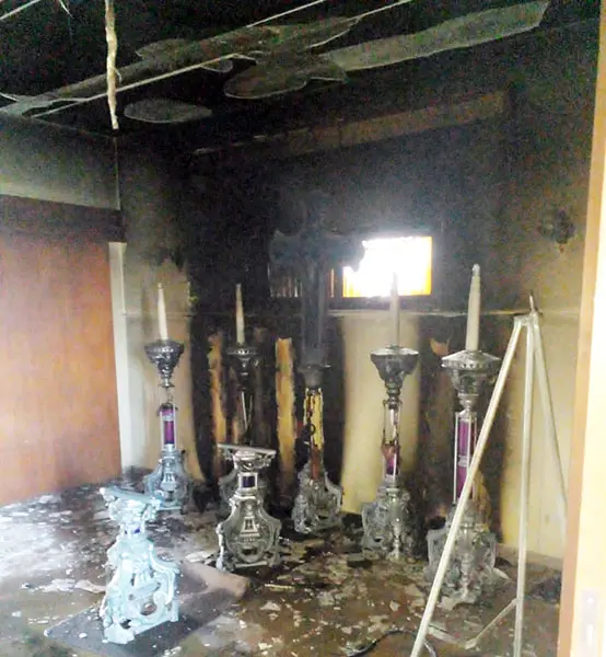 Susto en sala velatoria de la Usina por un principio de incendio
