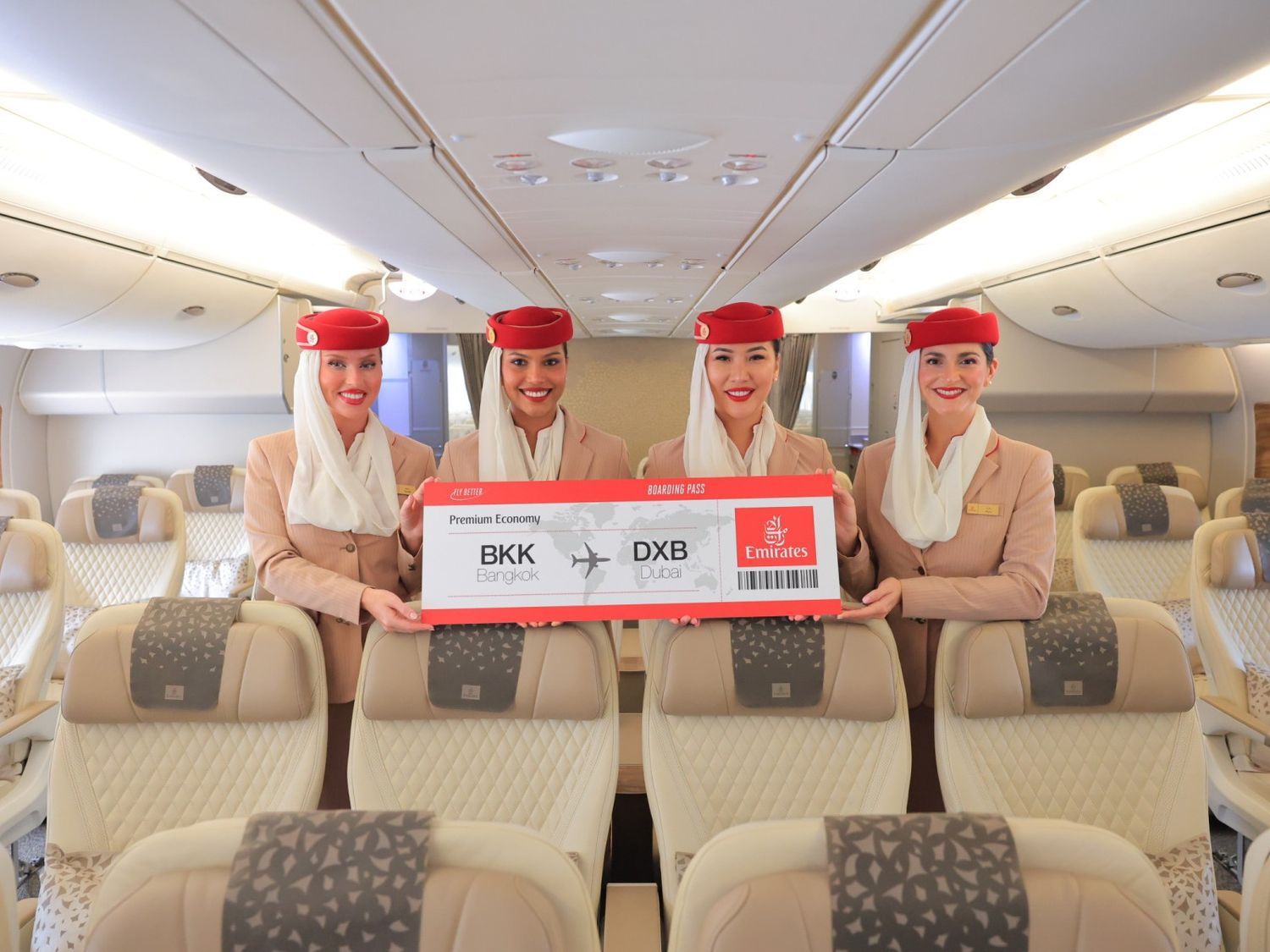 Emirates ofrece cabina Premium Economy en vuelos a Bangkok