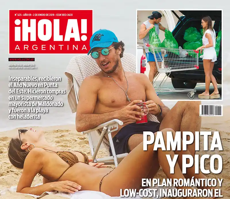 Pampita y Pico de vacaciones en Punta del Este en ¡Hola!