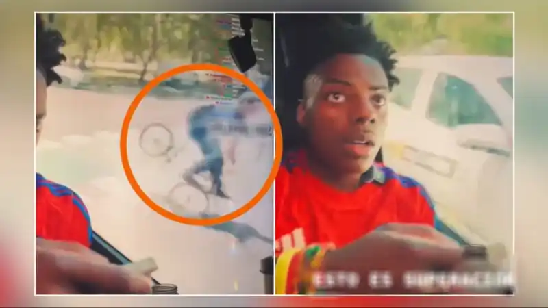 La secuencia quedó filmada.