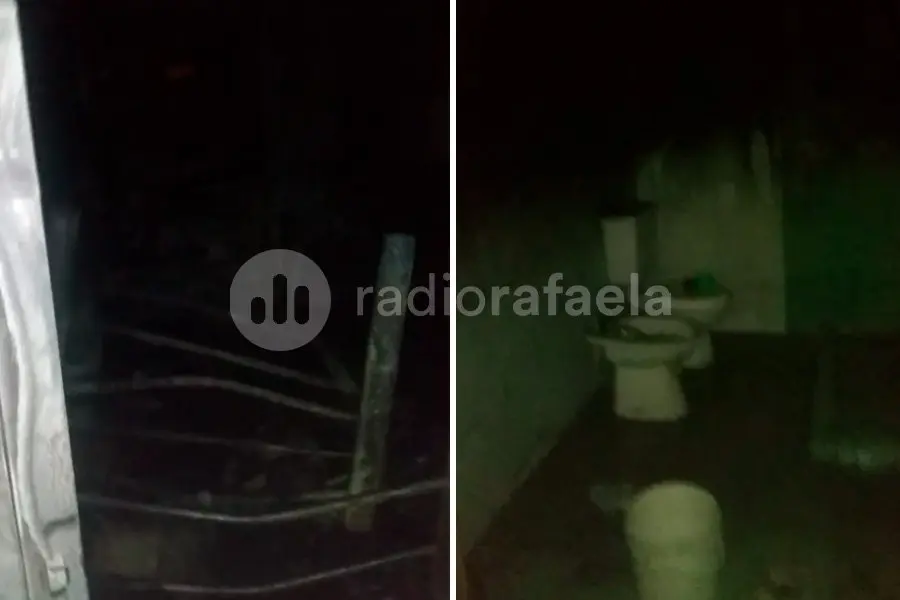 VIDEO | La caída de un rayo habría provocado un importante incendio en una casa de Rafaela