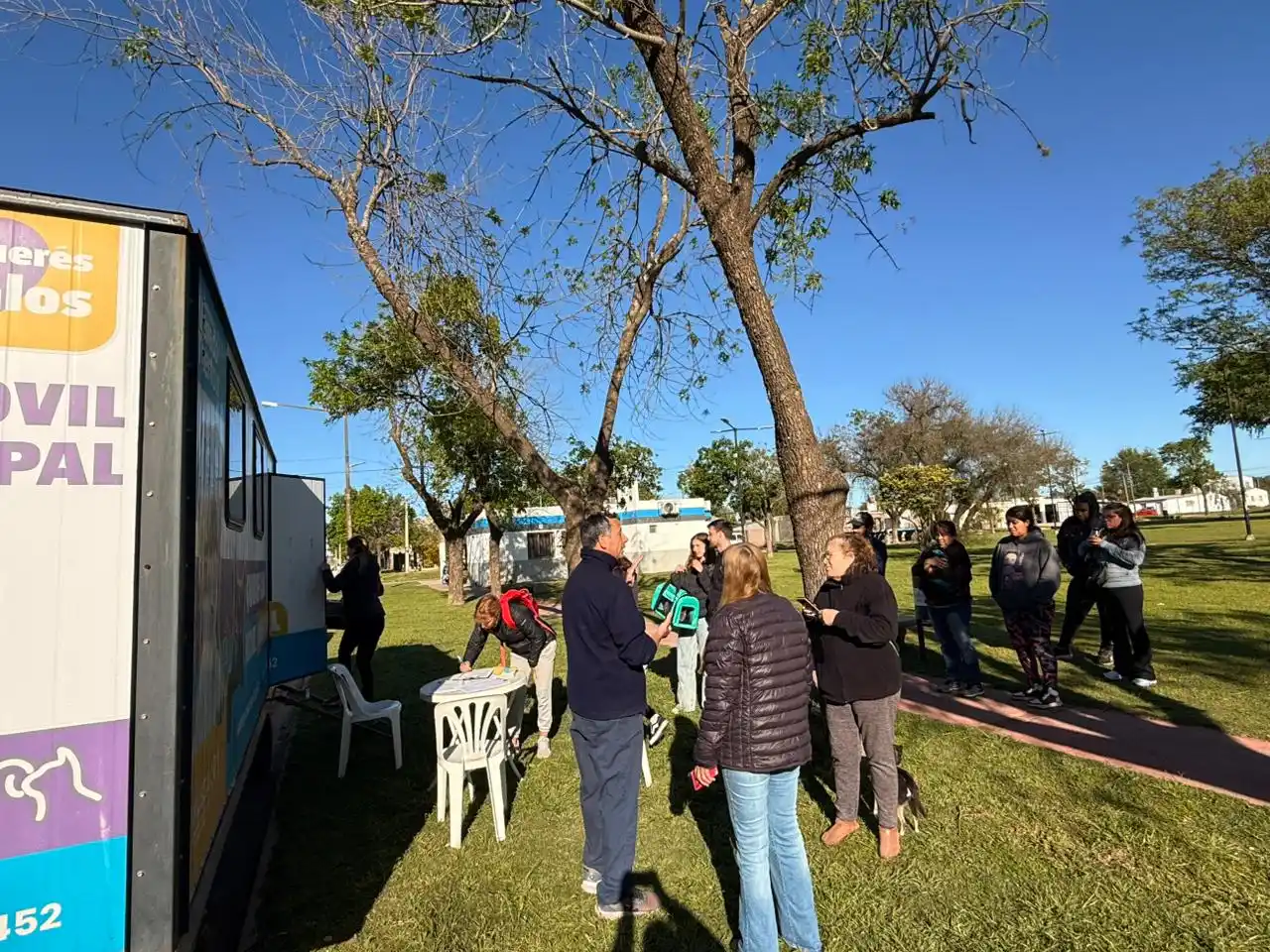 Tres días de servicios en el barrio San Vicente.