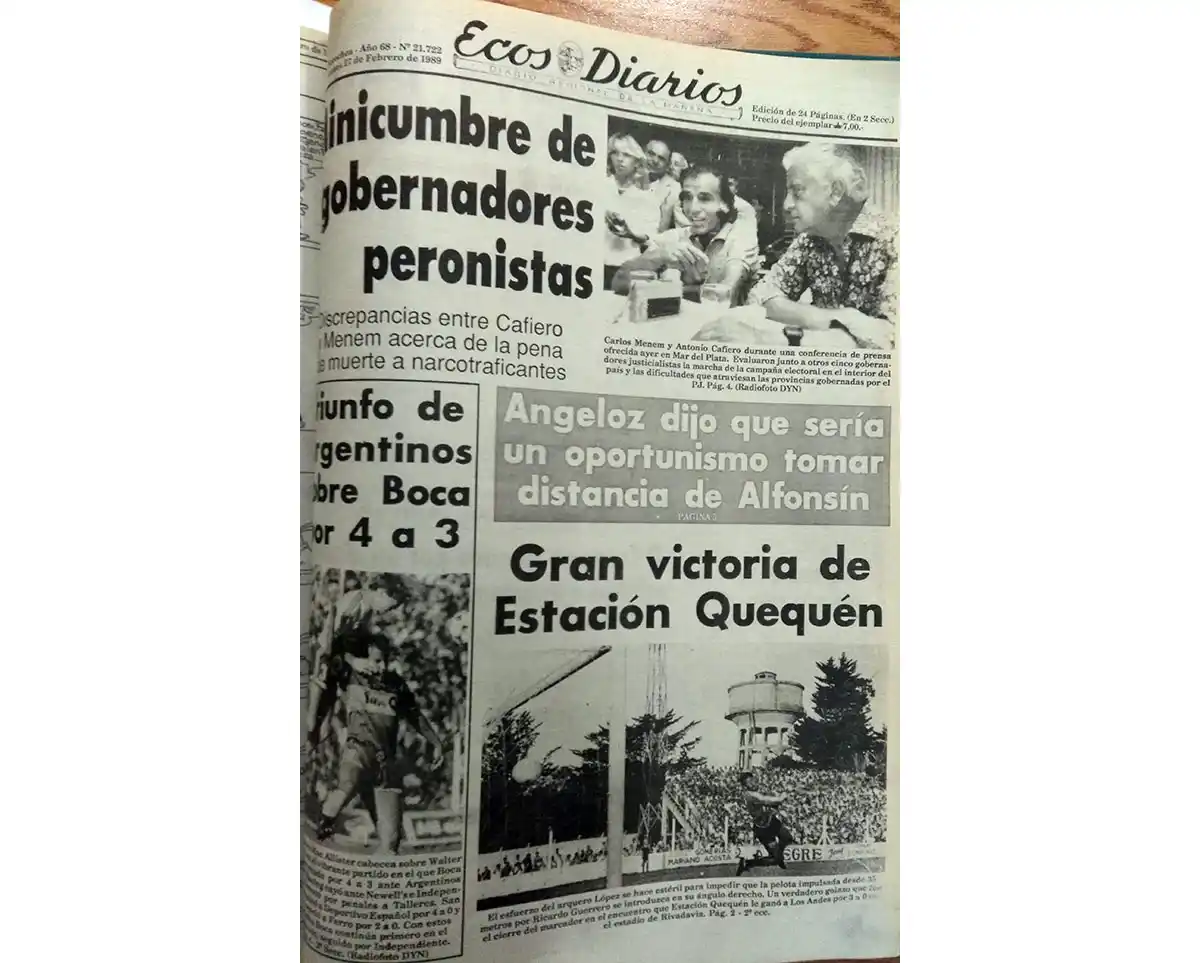 Lunes 27 de febrero de 1989