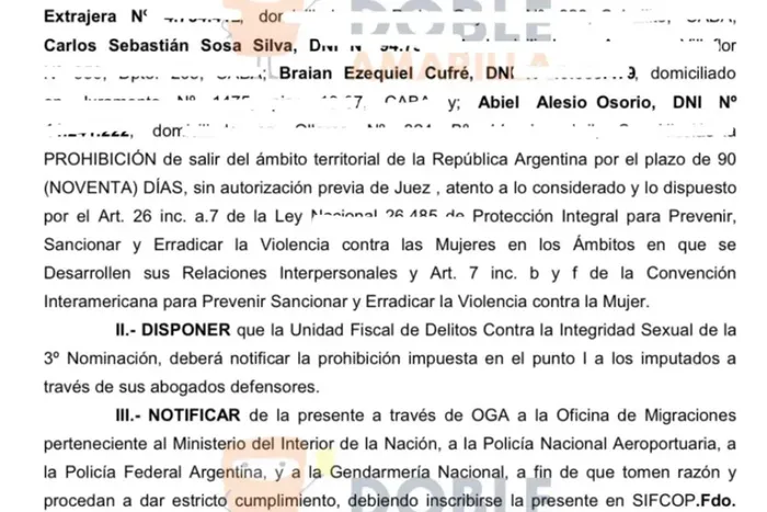 La medida cautelar