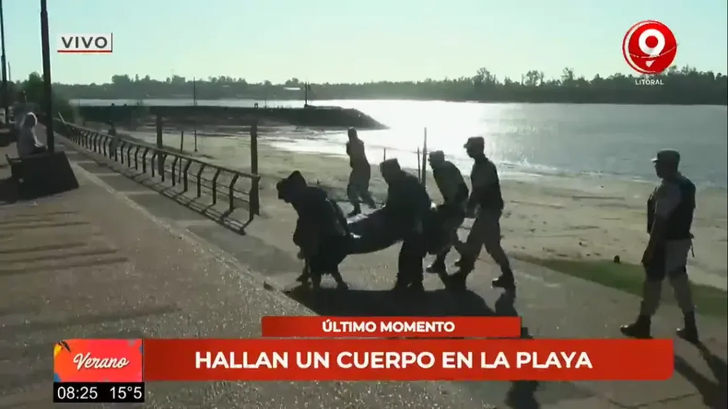 Hallaron un cuerpo en el río Uruguay