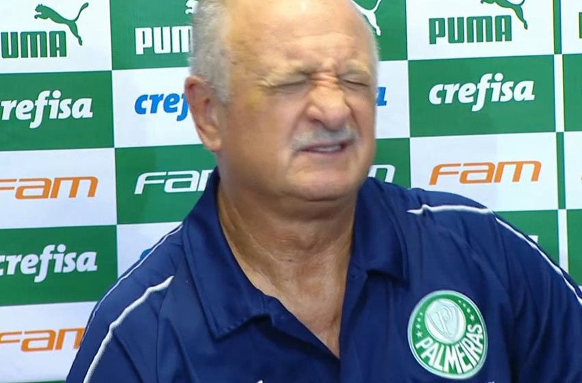 El peculiar incidente que sufrió Luiz Felipe Scolari en plena conferencia de prensa