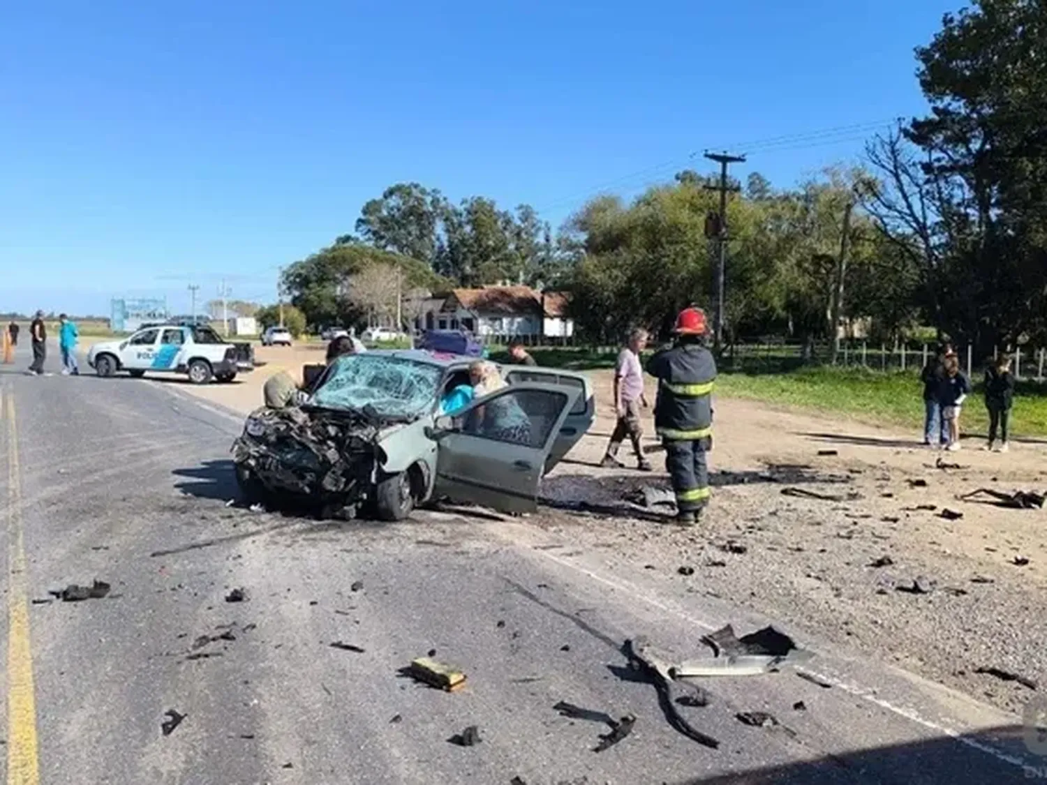 Tragedia en la ruta 88: un hombre muri贸 en un choque frontal entre dos autos - Image 3