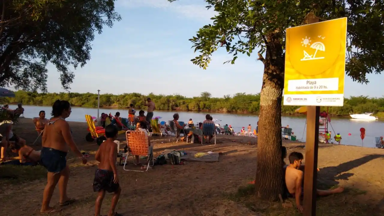 El mal tiempo obligó a posponer la inauguración del Parque del Sol