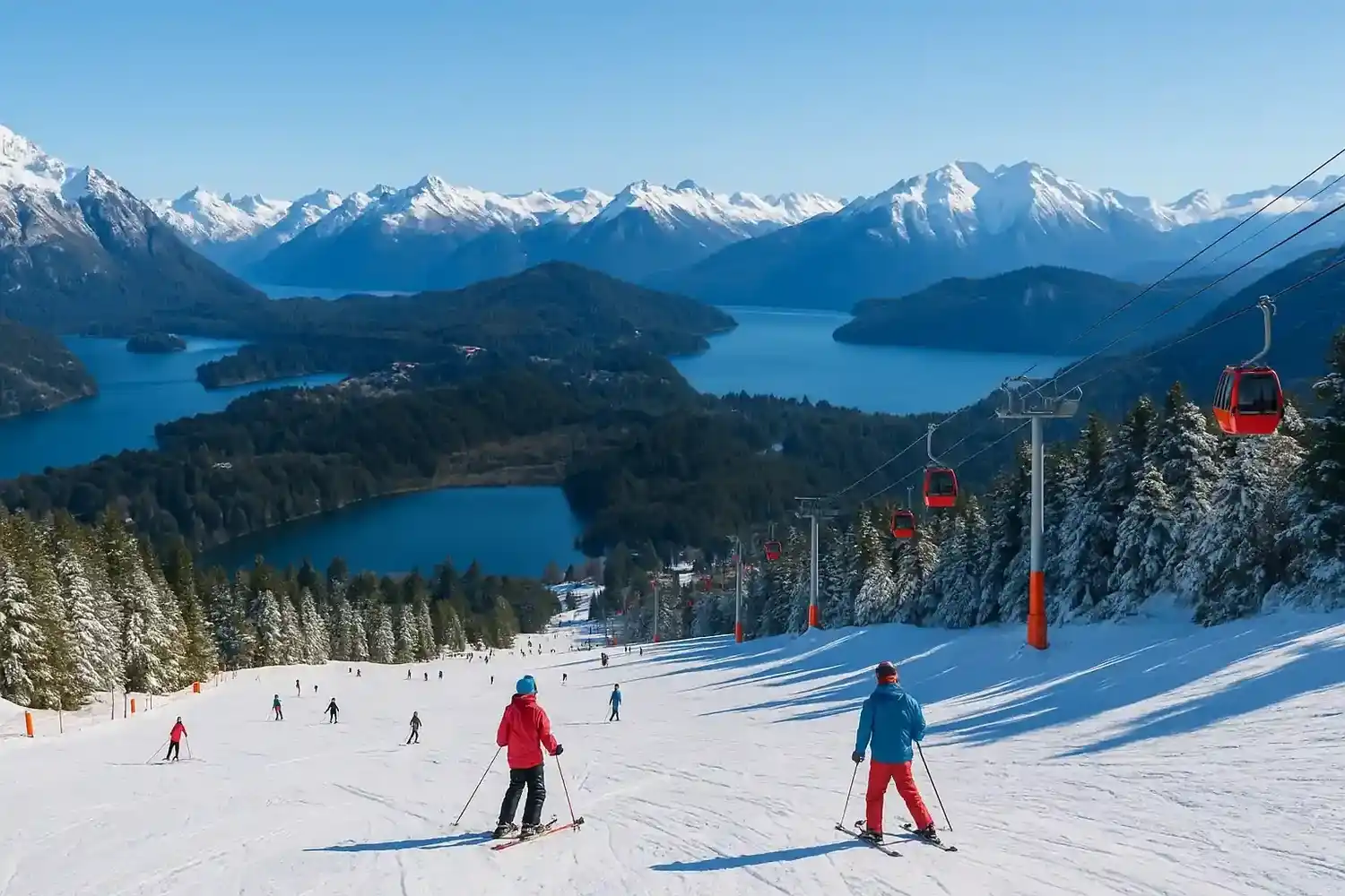 El pase para esquiar en Bariloche ya supera al de Andorra, uno de los grandes destinos de nieve de Europa