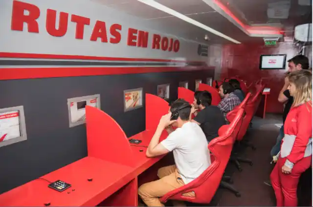 Rutas en Rojo en Plaza Constitución