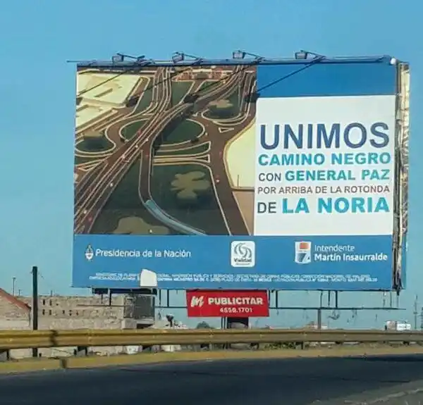 Puente La Noria: Polémica por cartel que anuncia obra cuando los trabajos aún no comenzaron 