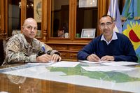 Azul: el Ejercito hará tareas de bacheo y mantenimiento en calles de un distrito bonaerense