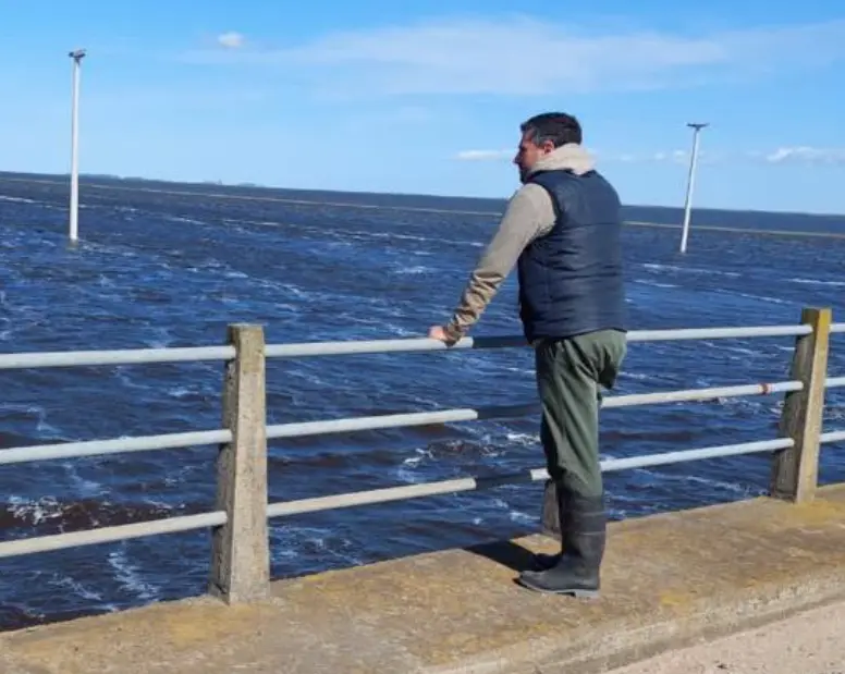 Emergencia hídrica en Pila: Por el exceso de agua, el intendente se reunió con productores y tomó medidas