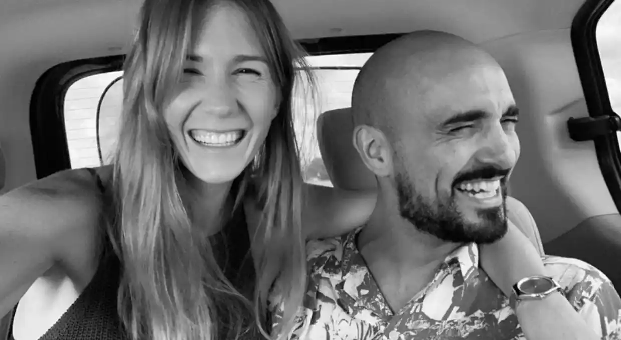 Abel Pintos y su esposa