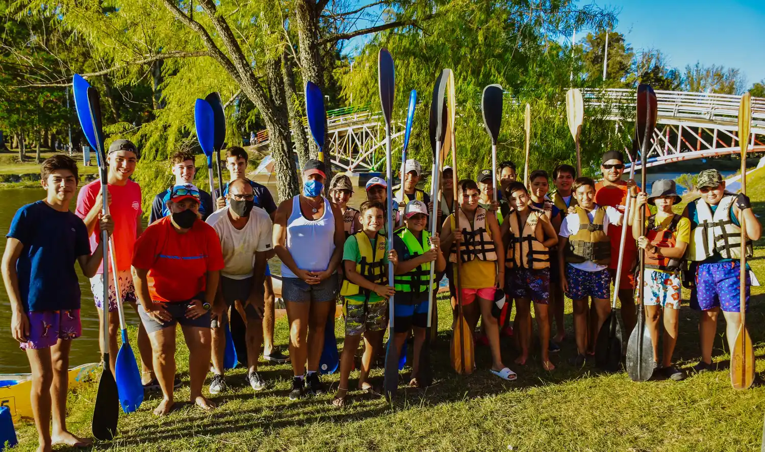 Se desarrolló la Clase Abierta de la Escuela Municipal de Canotaje