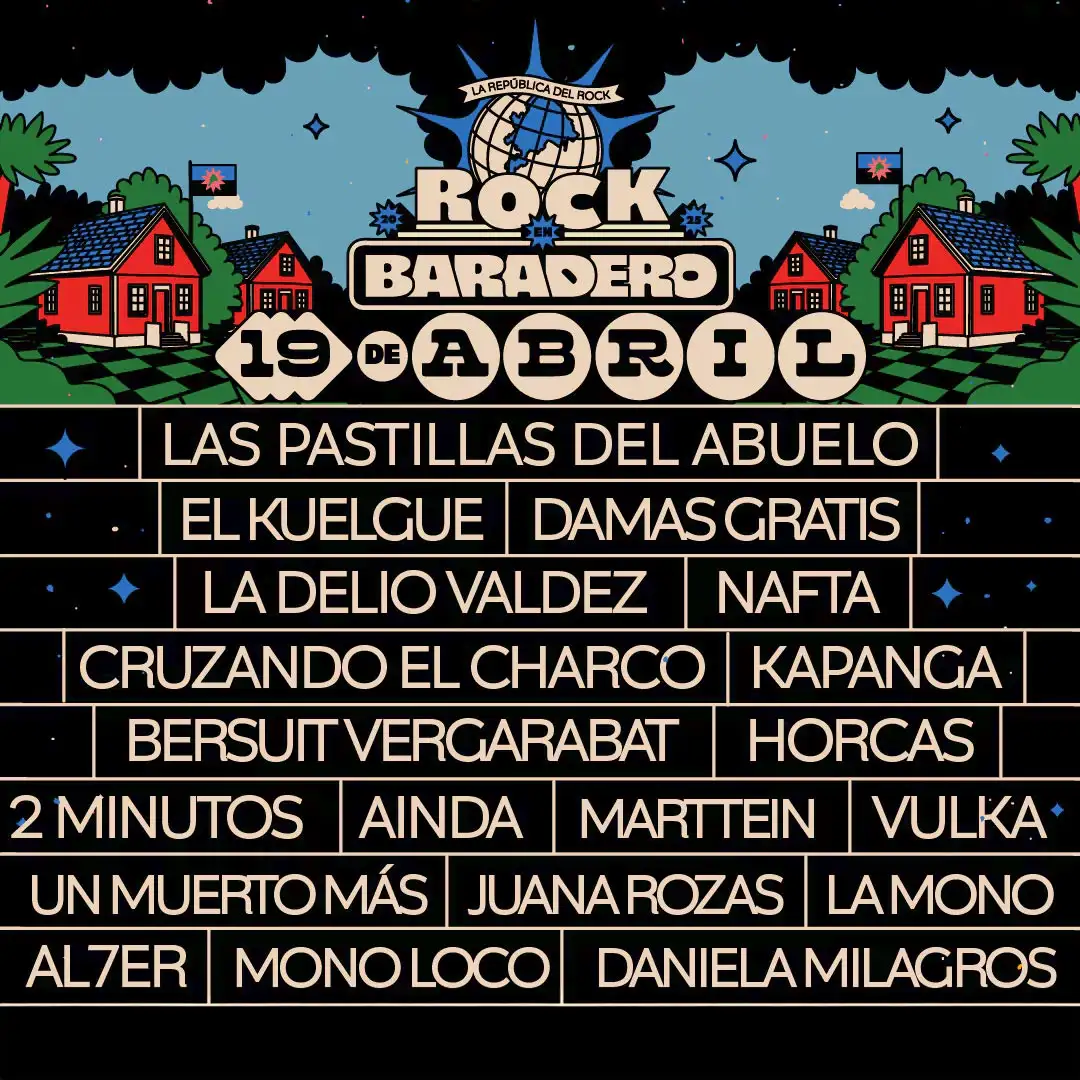 Rock en Baradero sábado