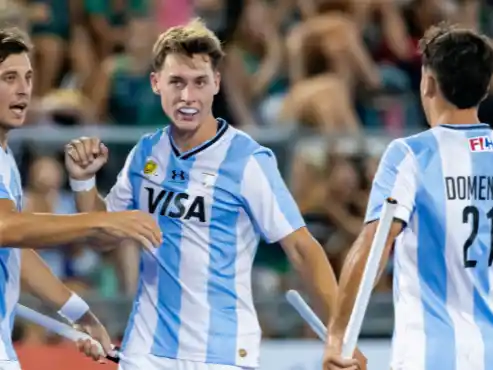 Los Leones le ganaron 5 a 1 a Pakistán.Foto:CAH