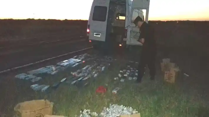 Le secuestraron 6260 paquetes de cigarrillos al hombre vinculado con el robo de una ambulancia