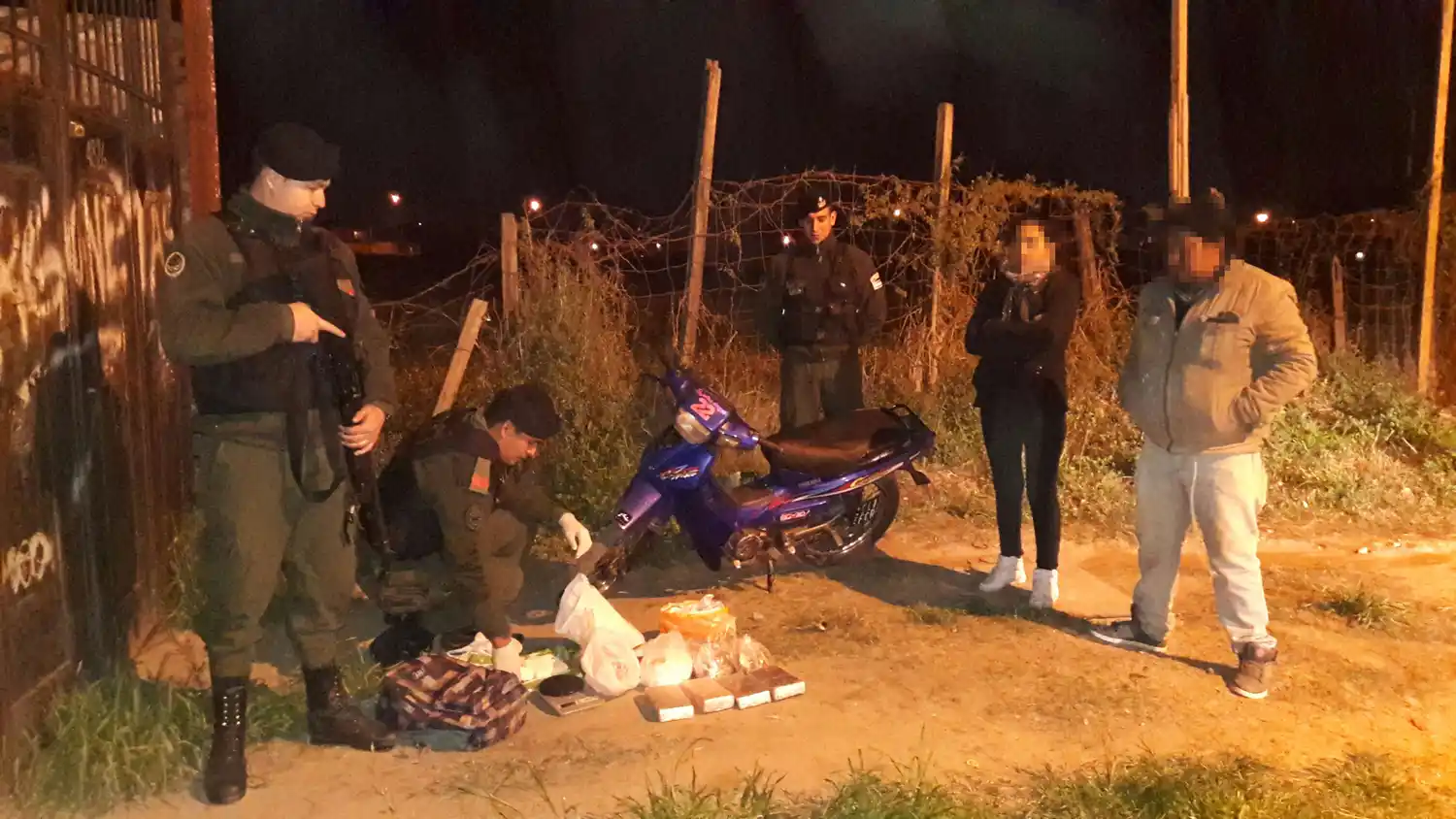 Gendarmería decomisó cocaína, marihuana, sustancia de corte y dinero en efectivo