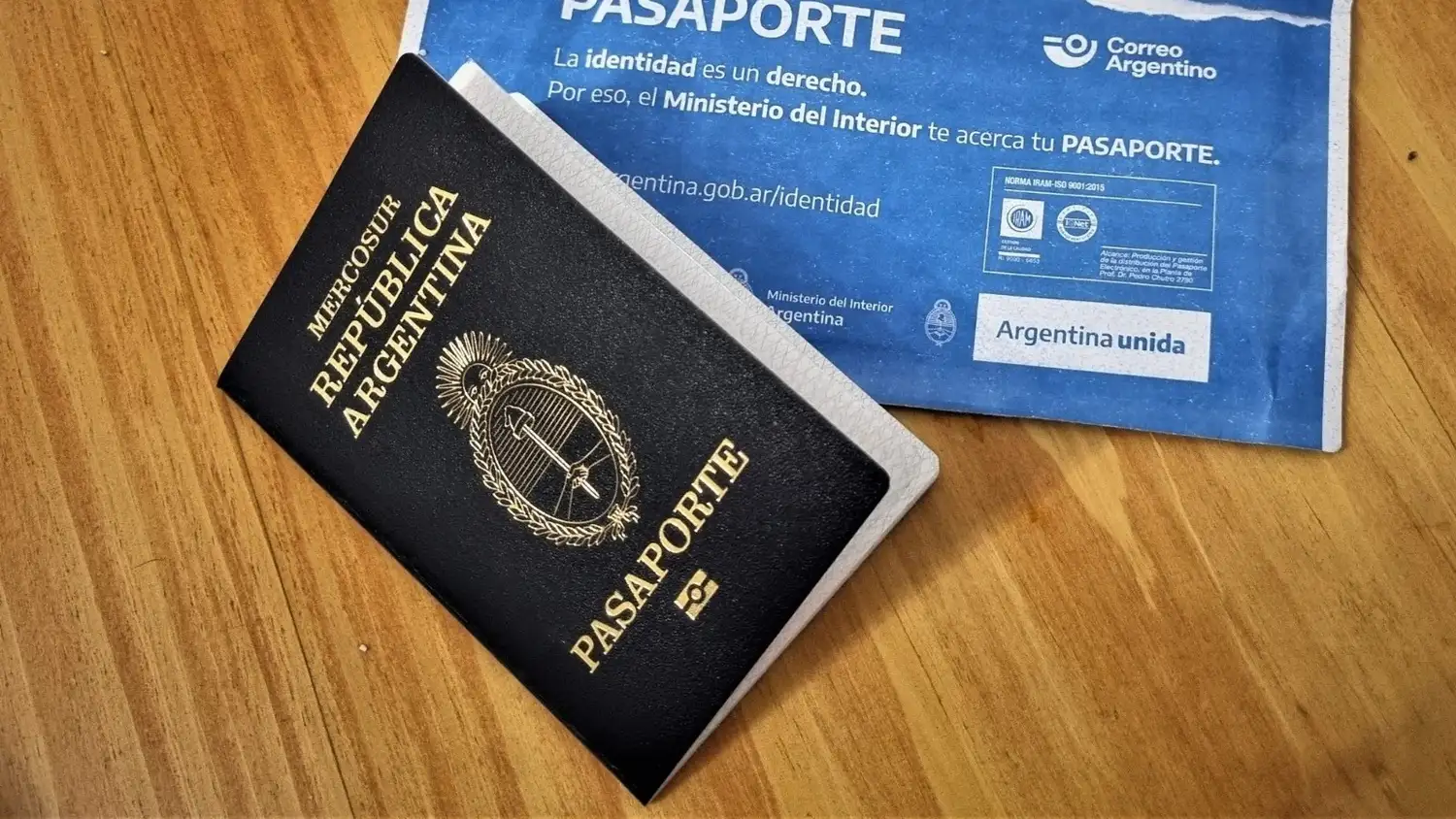 El nuevo pasaporte.