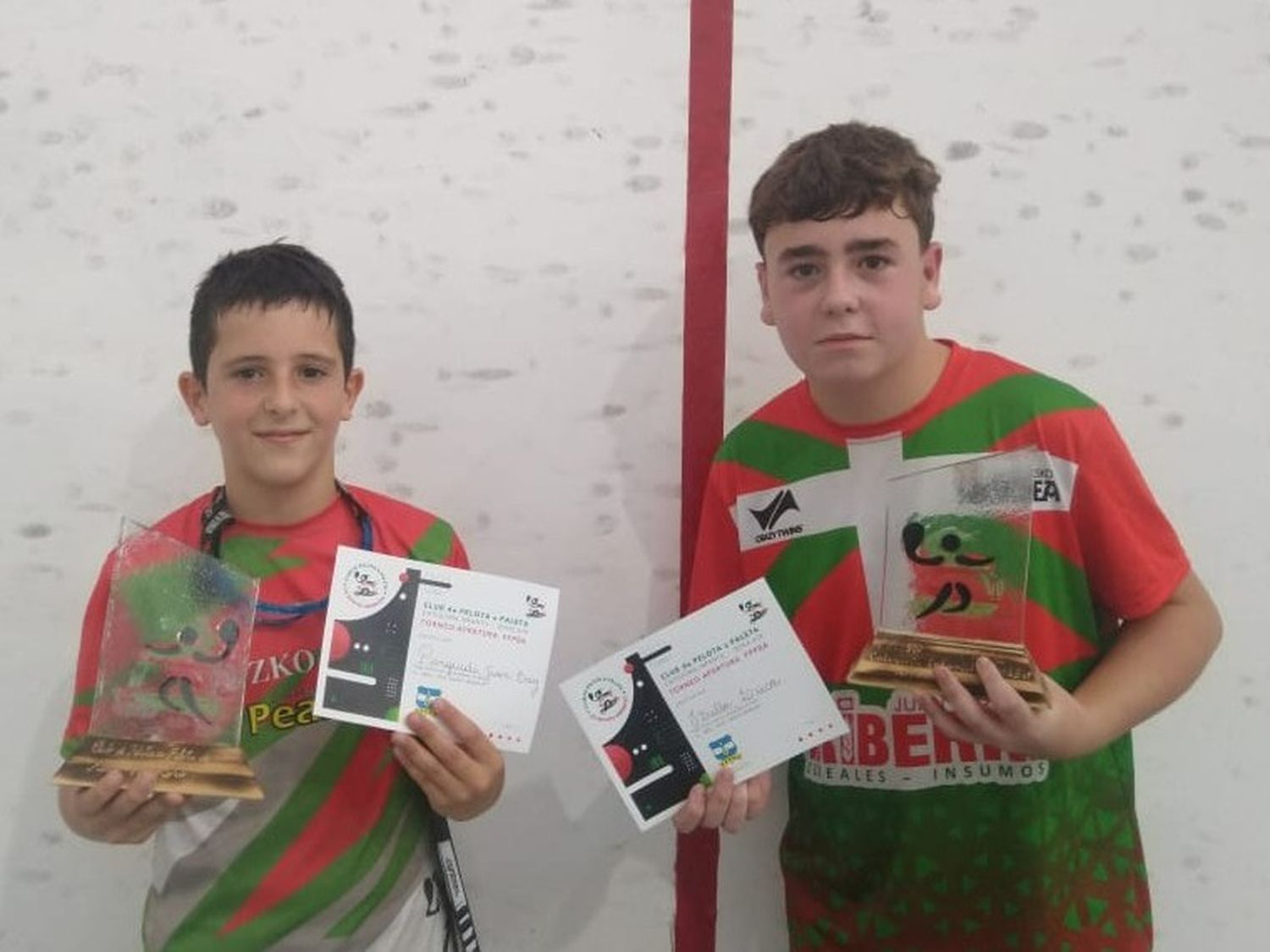 Juan Cruz Piergüidi y Luca Strella (Centro Basko)
