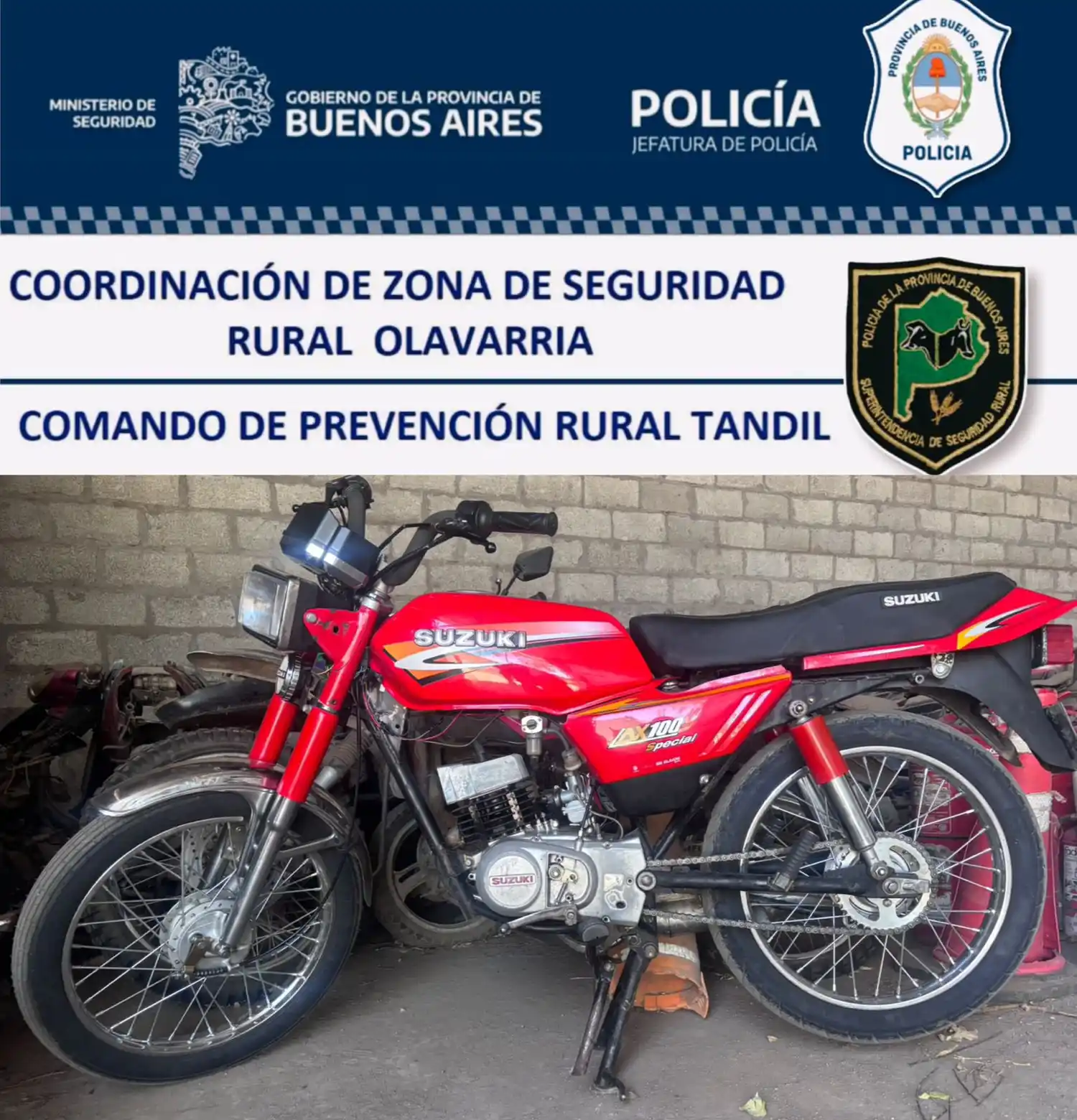 El rodado fue secuestrado por personal policial tras el procedimiento en el rotonda de La Vasconia.