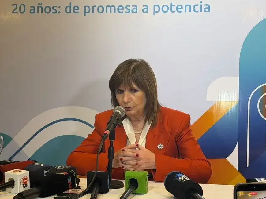 La senadora Patricia Bullrich.