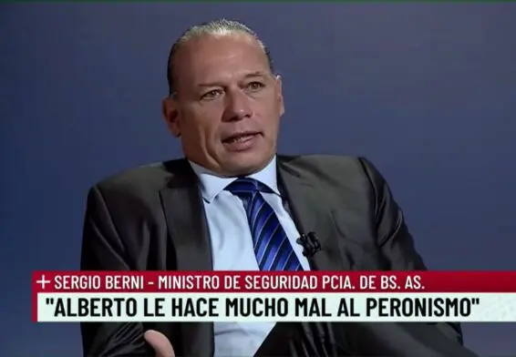 Duro ataque de Berni al Presidente