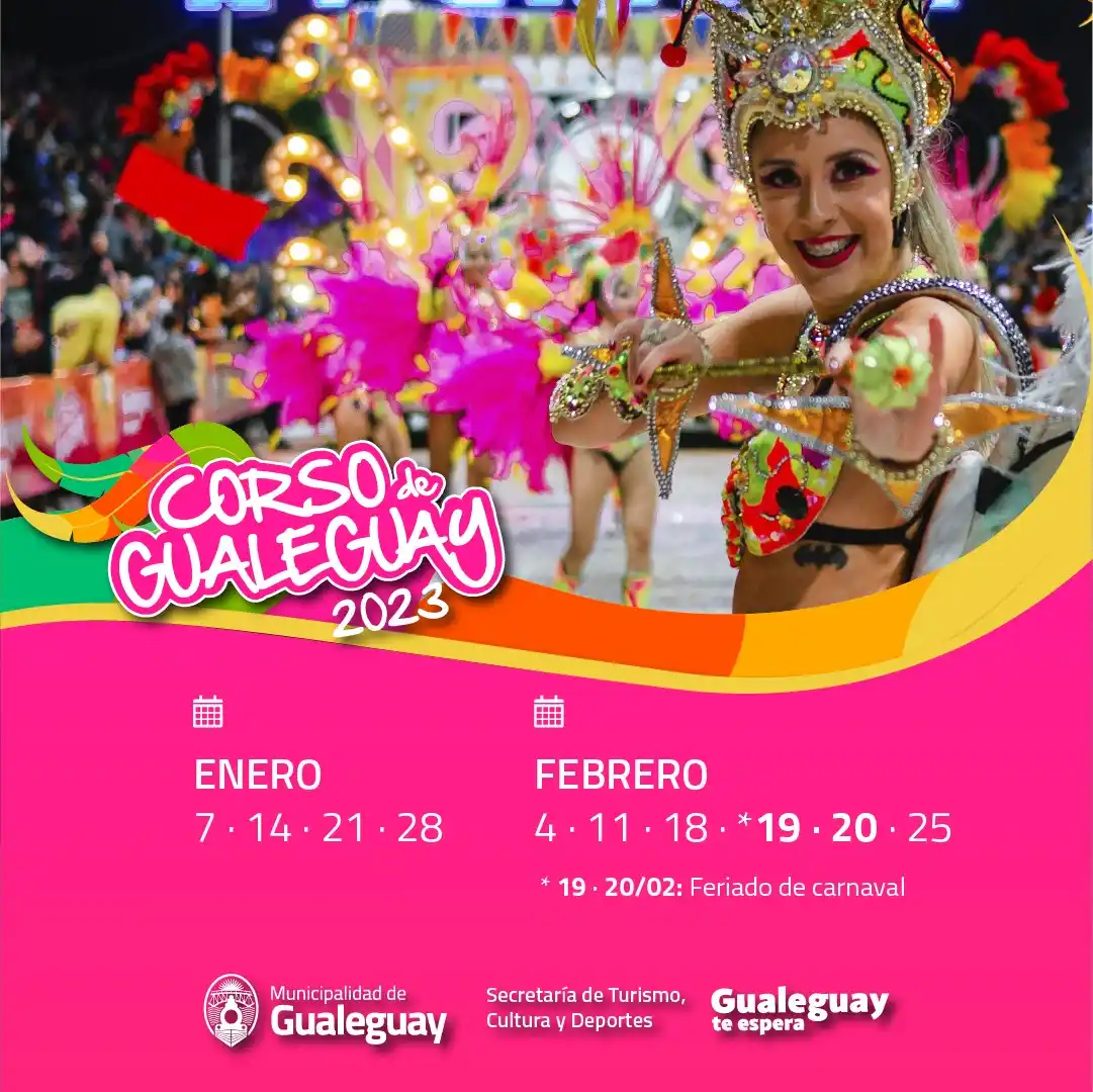El Municipio confirmó las fechas del Corso 2023