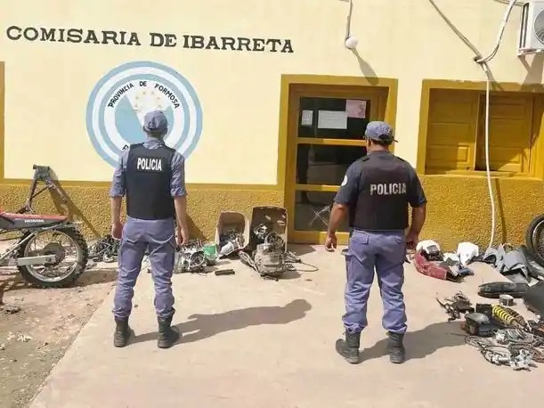 Allanan un local que se dedicaba
a la venta de motopartes robadas