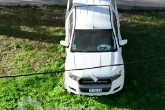 Una de las ruedas de la camioneta del matrimonio detenido dio positivo de luminol