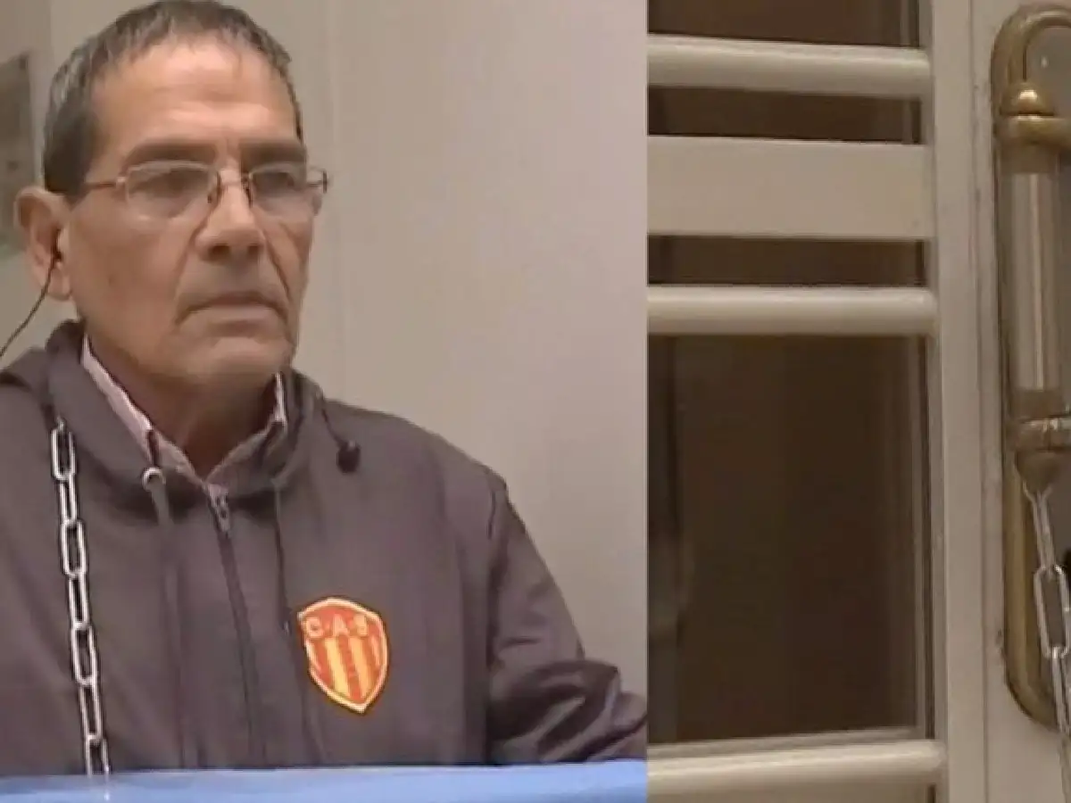 Se encadenó en la puerta de AFA