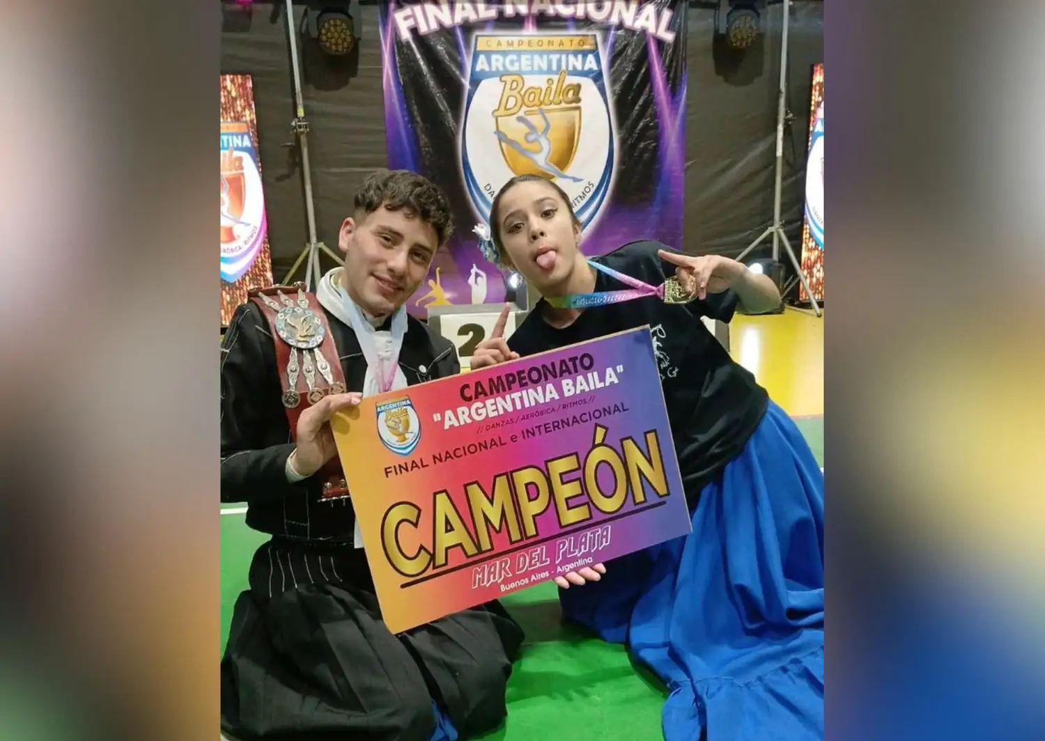 Ganadores del certamen Argentina Baila
